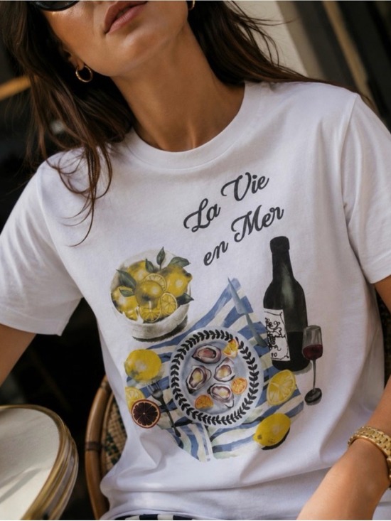 Tops - La Vie en Mer Graphic Tee - New